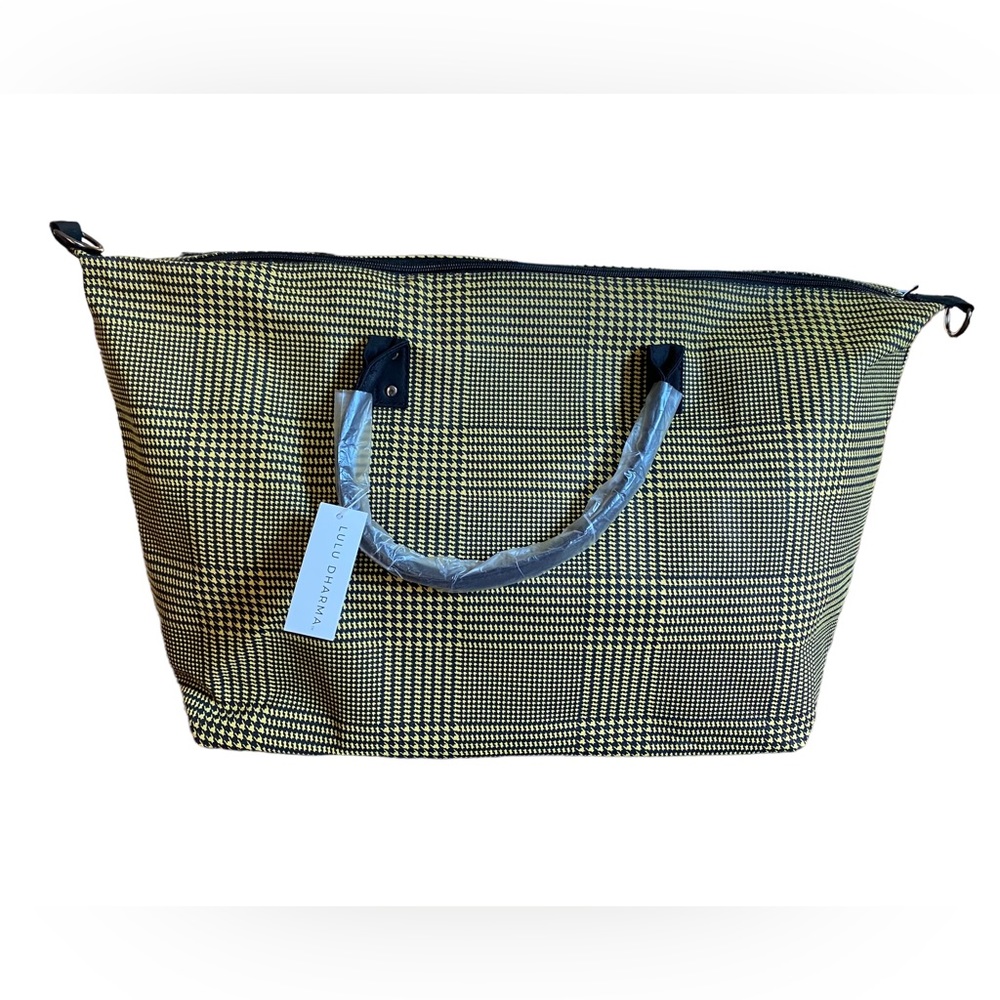 Lulu Dharma Yellow Plaid Weekender